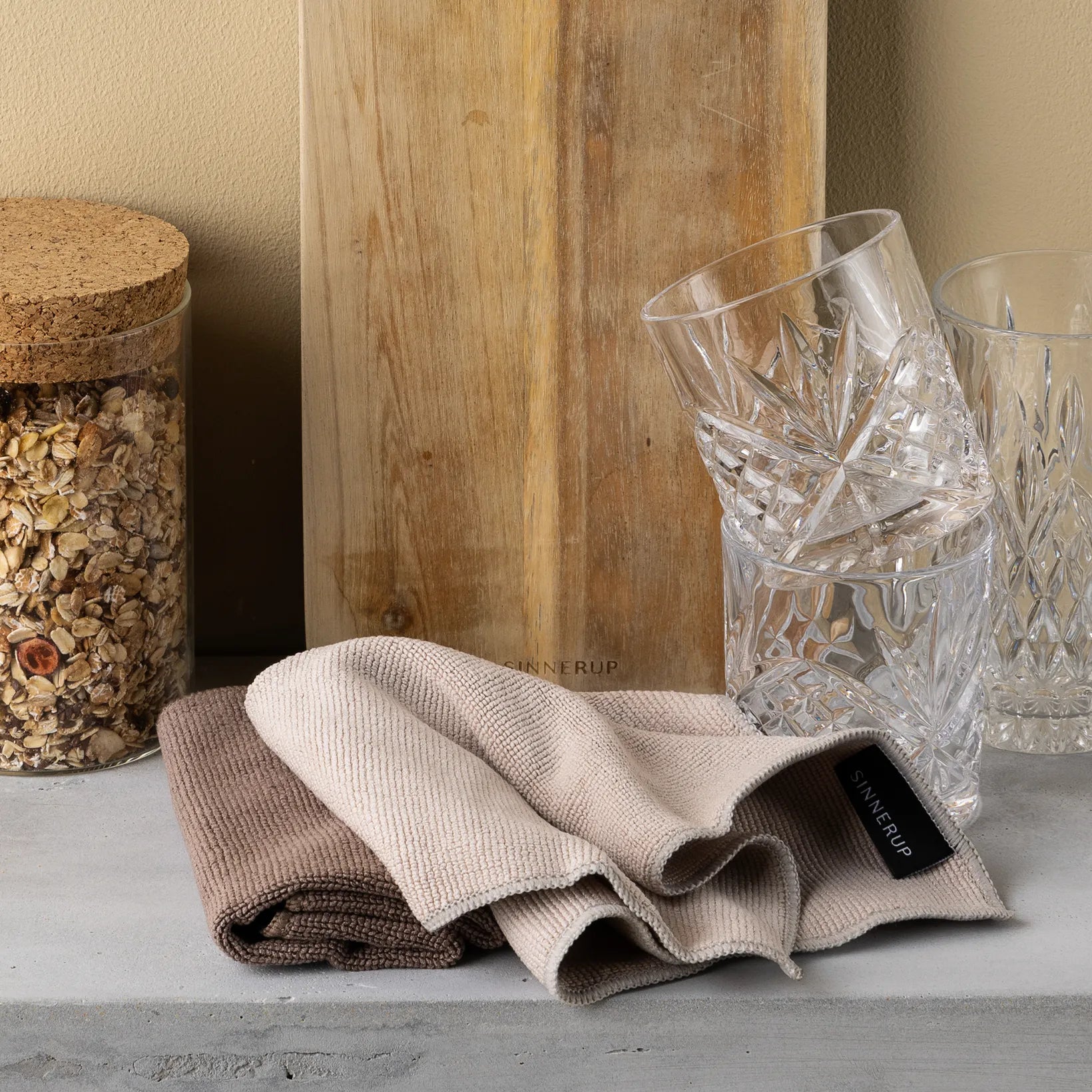 Microfasertücher Braun